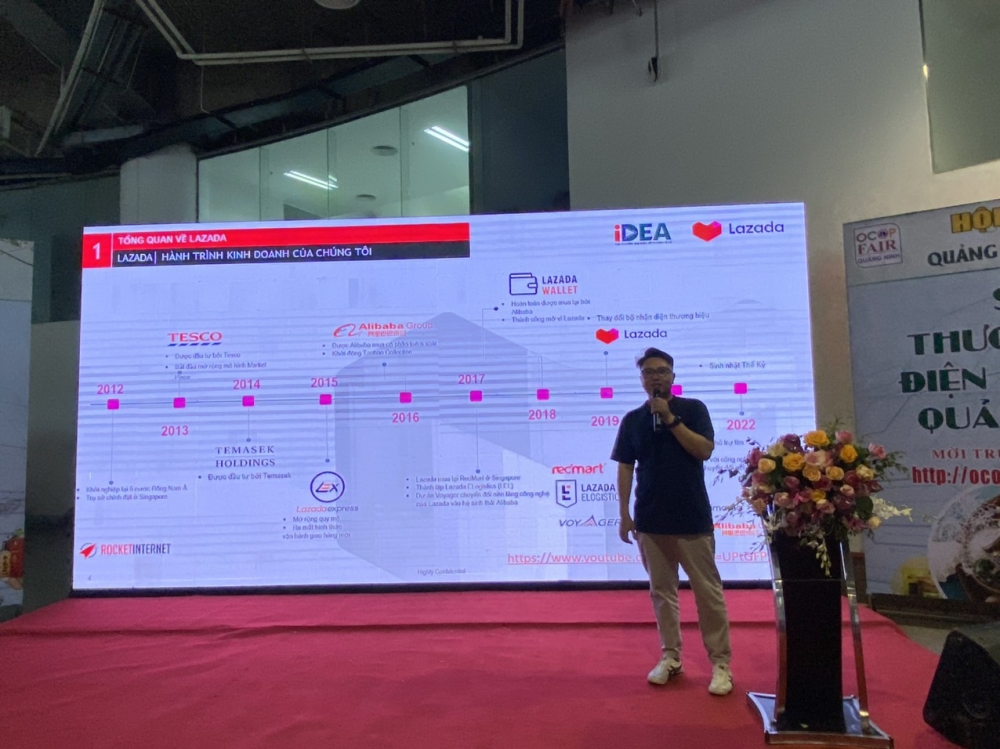 Đại diện sàn thương mại điện tử Lazada giới thiệu về các tính năng hỗ trợ doanh nghiệp tham gia sàn Đại diện sàn thương mại điện tử Lazada giới thiệu về các tính năng hỗ trợ doanh nghiệp tham gia sàn