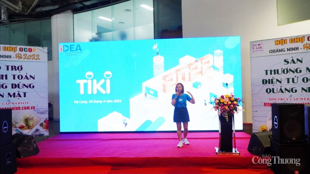 Đại diện sàn thương mại điện tử Tiki giới thiệu về các ưu đãi khi tham gia sàn