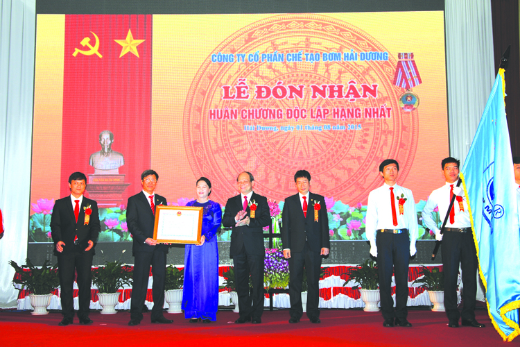 Công ty CP Chế tạo bơm Hải Dương: Phát triển mạnh sau cổ phần hóa