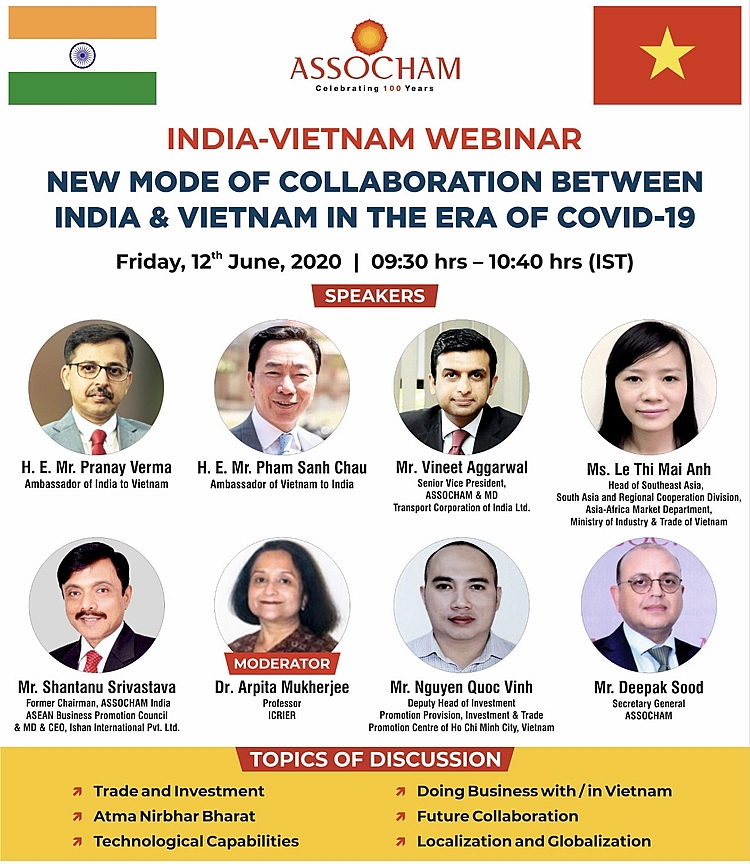sap dien ra hoi thao truc tuyen viet nam an do mo hinh hop tac moi trong hoan canh covid 19