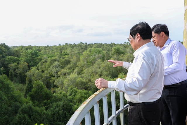 Thủ tướng khảo sát khu bảo tồn thiên nhiên độc đáo hàng đầu tại ĐBSCL - Ảnh 6.