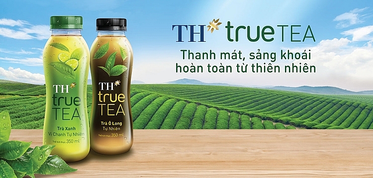 Sản phẩm Trà tự nhiên TH true TEA được ra mắt từ tháng 8/2021