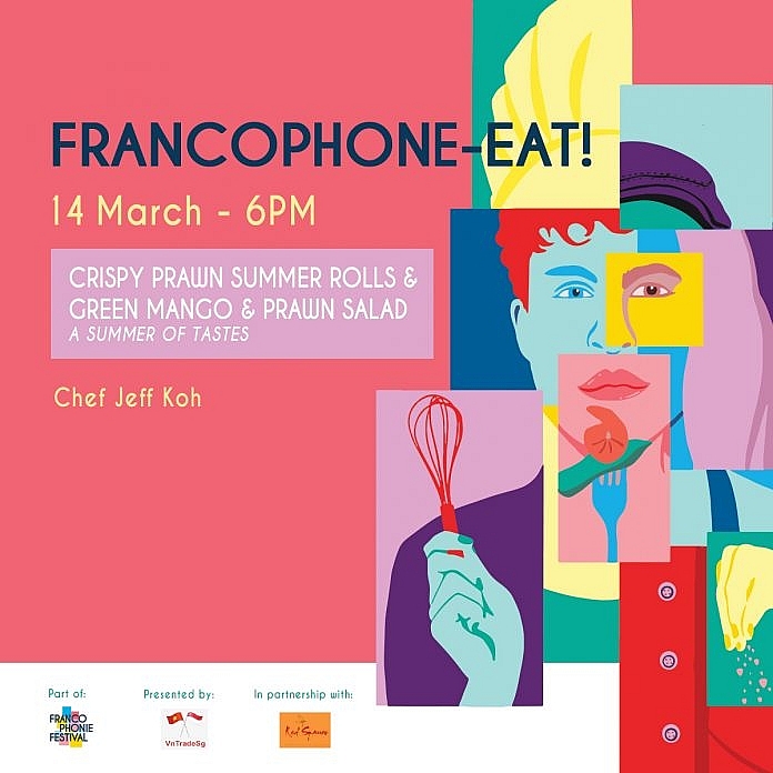 Xúc tiến thương mại qua Liên hoan ẩm thực Pháp ngữ tại Singapore