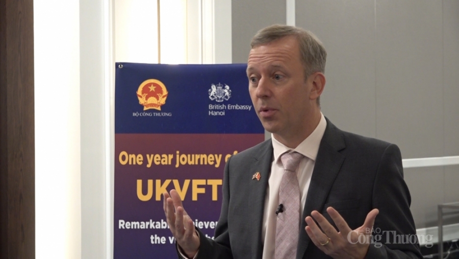 Đại sứ Anh Gareth Ward: UKVFTA nâng cao tiêu chuẩn chất lượng sản phẩm