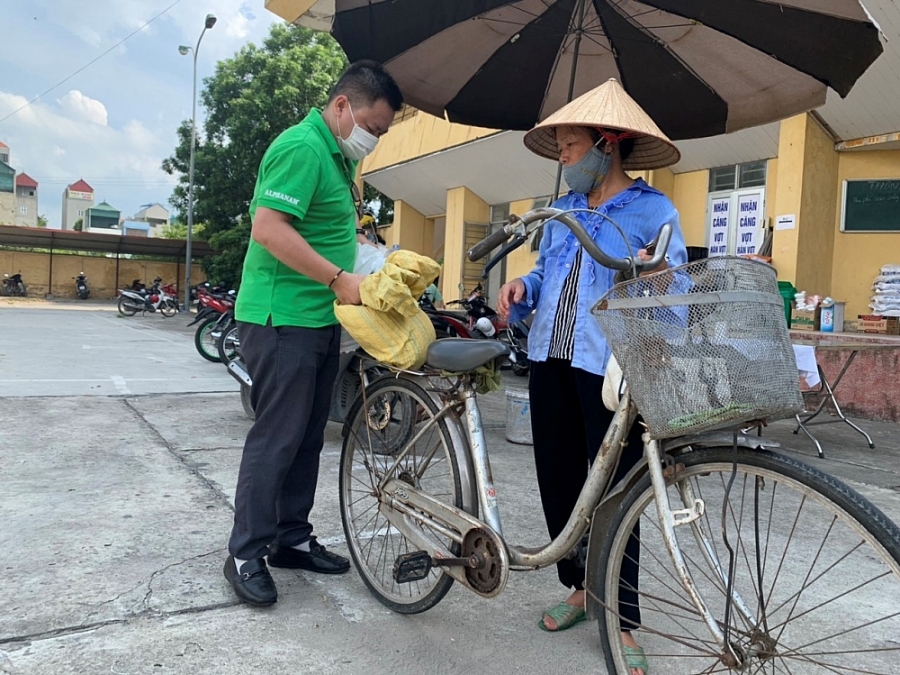 Alphanam Green Foundation vận hành Siêu thị mini 0 đồng đầu tiên tại ngoại thành Hà Nội