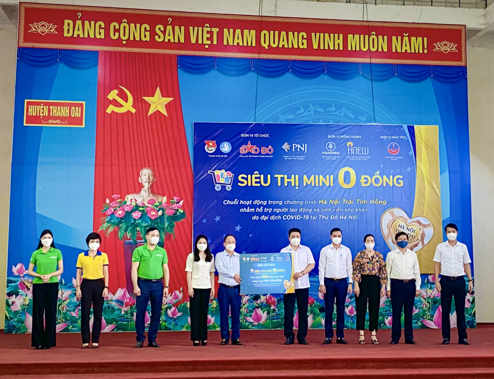 Alphanam Green Foundation vận hành Siêu thị mini 0 đồng đầu tiên tại ngoại thành Hà Nội